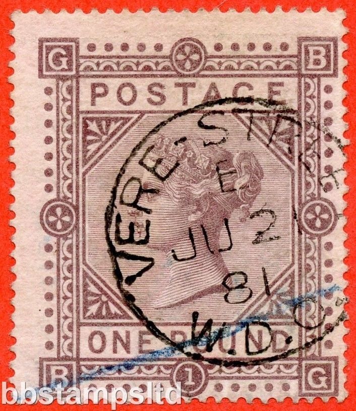 SG 129 J126  BG  100 Brown  lilac Plate 1 A very fine used example