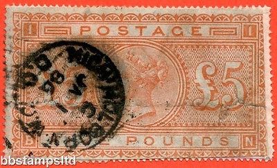 SG 137 J128a  BN  500 Orange A used example with major faults