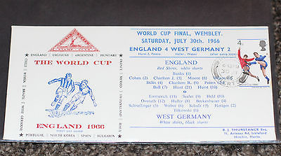 1966 ENGLAND WORLD CUP FIRST DAY FOOTBALL COVER  CANCELLED 645 ON FINAL DAY