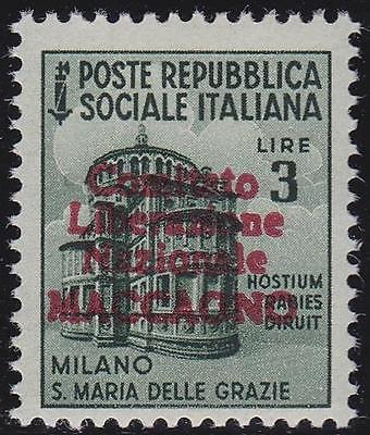 ITALY LOCAL ISSUE CLN 1945 Maccagno L3  MNH  Rare  Signed G76633
