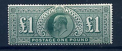 GB 191113 1 green fresh MH heavy hinge remainder with ink id on rev SG320