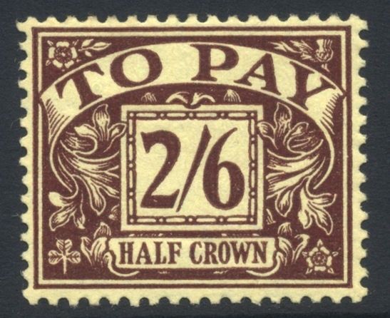 GB 193637 Postage Due NH 26d SG D26 Cat 350