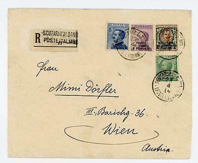 Italy in Albania Scutari 2341914 registered to Vienna  Mimi Drfler 