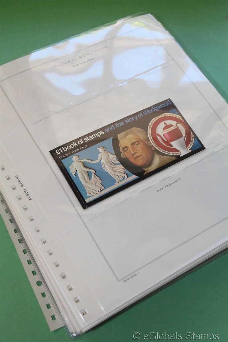 GROBRITANNIEN GB Briefmarkensammlung MNH 66x BROSCHREN Prestige bis zu 2015
