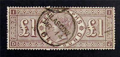 nystamps GB Great Britain Victoria Stamp  110 Used 2850