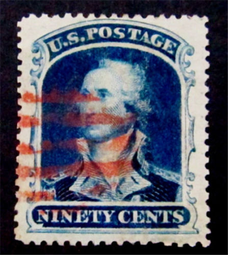 nystamps US Stamp  39 used 10000 Red Cancel