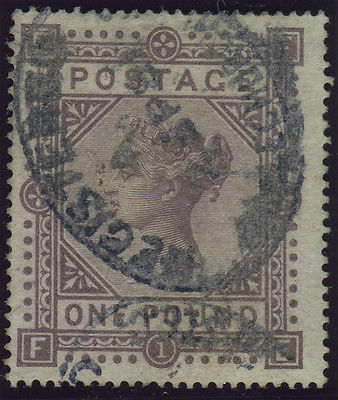 SG 129 1 brownlilac FE fine used example with excellent perfs all round t