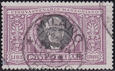ITALY 1923 Manzoni L5 Used cancel of Milan 29121923 1st day of issue G76973