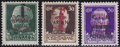 ITALY LOCAL ISSUES CLN 1945 Ariano Polesine 3v MH G81145