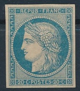 55513 France Colonies 1871 Very good MH Very Fine Signed stamp 650