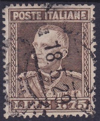 ITALY 1929 VEIII L175 perf 13 34  Used Signed  G77497