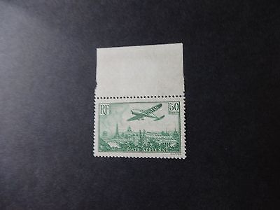 France 1936 50 franc  Air Stamp MNH Yvert 14