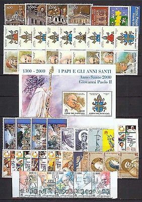 2000  VATICAN  Complete year set  MNH 