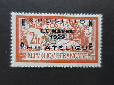FRANCE 1929 EXPO LE HAVRE n 257A  EXCELLENT SIGNE SCHELLER c 875  KY2bg120