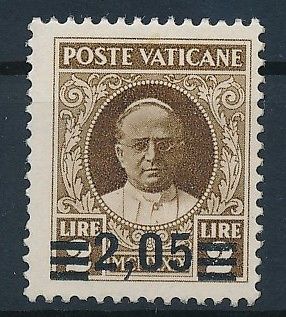 22 Vatican 1934 provisory good stamp very fine MNH