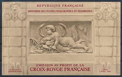 G12095 France 1952 red cross the rare complete booklet very fine MNH val 600