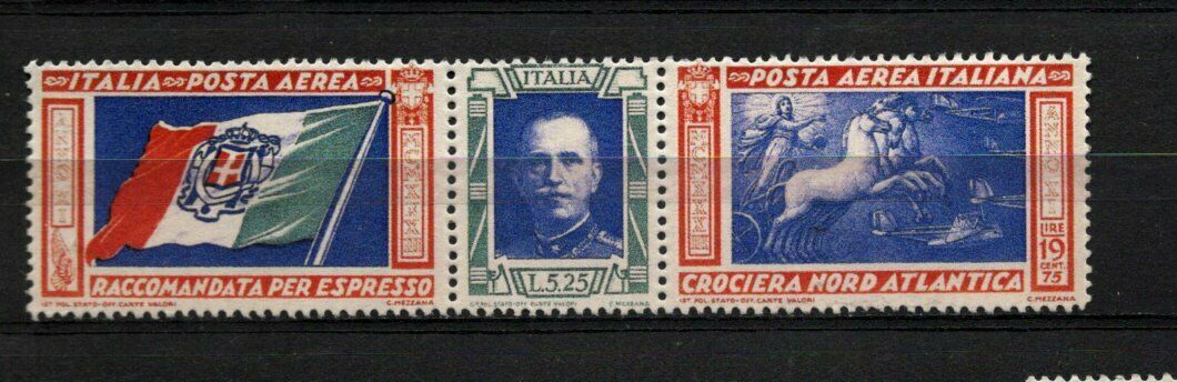 1933 Italy TransAtlantic Posta Aerea Italiana   Mint CV 48000