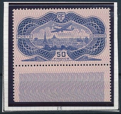 599 France 1936 airmail SCARCE stamp perfect MNH val 1600 TOP PIECE