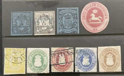 Germany States Oldenburg 19591867 issues MH  Used