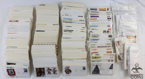 Lot of 1350 1960s1990s US Assorted Themes FDC SILK Stamp Envelopes Covers