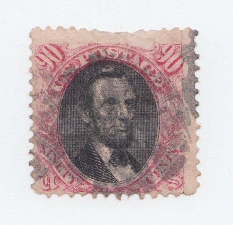 USA Stamp 1969 Abraham Lincoln 90 Cent Stamp Scotts 122