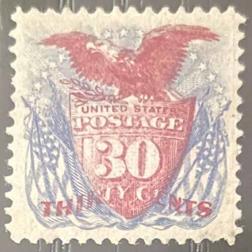 US Stamp Scott 121 Mint Regummed With Certificate