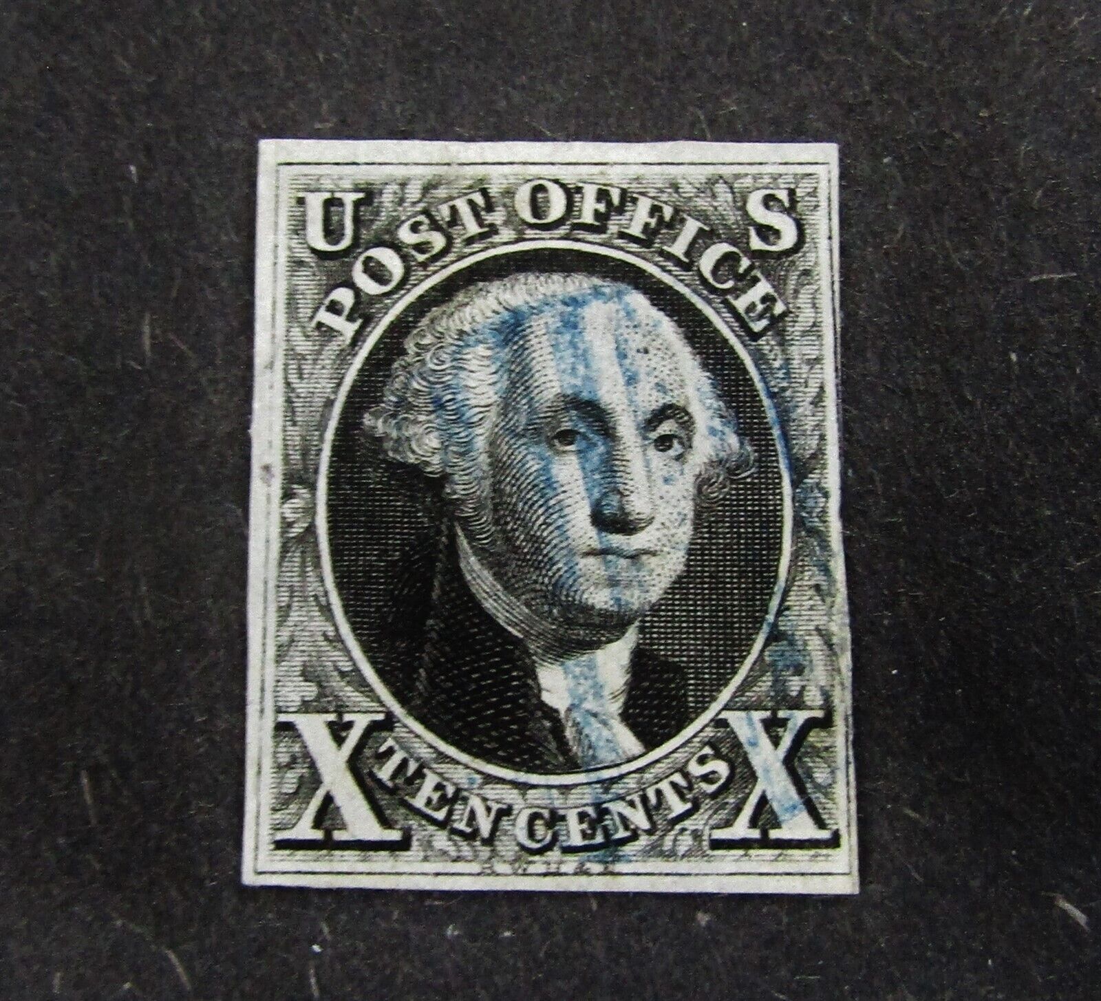 nystamps US Stamp  2 Blue Cancel 1100 Used         O20x720