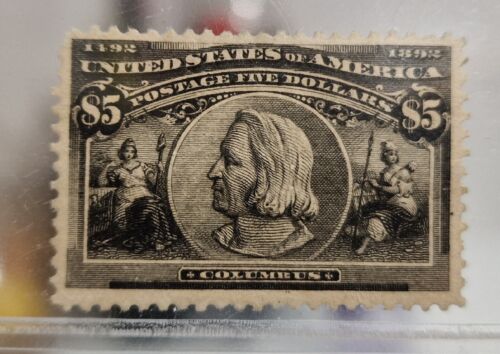 5 US 1893 Columbian Exposition Mint Hinged 