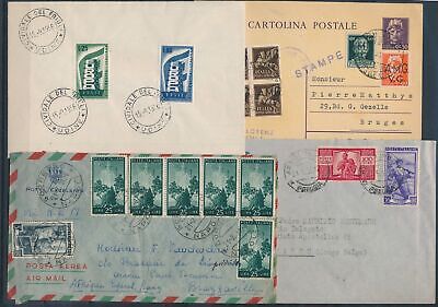 XD86413 Italy covers with nice cancels used