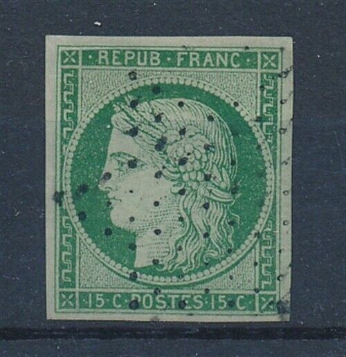 35192 France 1850 Good SCARCE classical stamp VF used signed CALVES V1130