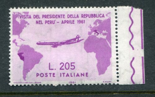 ITALY 1961 GRONCHI ROSA Mint Marginal Stamp RARE