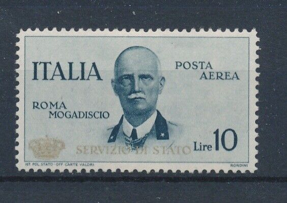 55958 Italy Airmail 1934 Rare gold overprint MH VF signed stamp 750