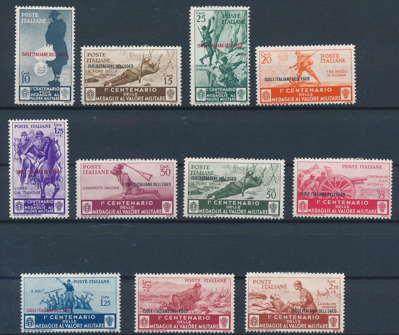 G62036 Italy Egeo 1935 Very good set MH VF stamps 400